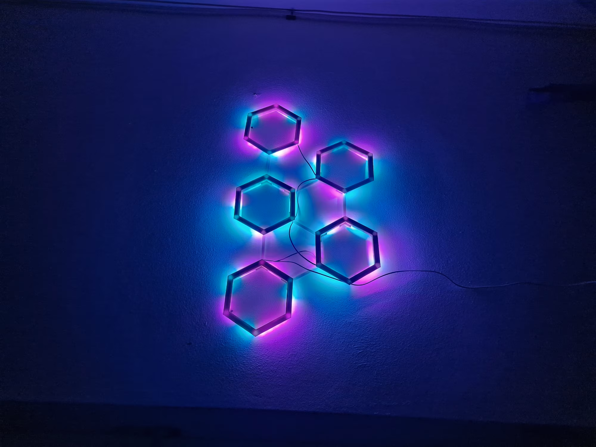 Selbst gebaute Wanddeko